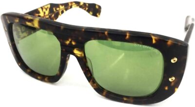 Pre-owned Dita Authentic  Sunglasses Drx-2058-b-tkt-gld Tokyo Tortoise W/ Green "new"57mm