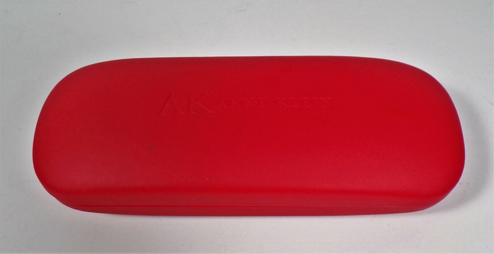 Anne Klein AK Red Eyeglass HARD CASE Clamshell Sunglasses AK embossed inside