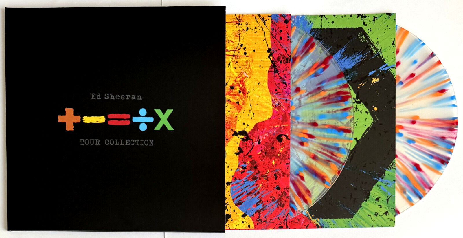【Ed Sheeran】アルバムセット ED SHEERAN * +–=÷× TOUR COLLECTION * UK LIMITED 2x SPLATTER