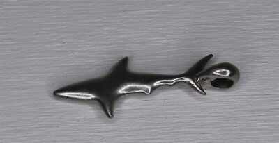 Shark Pendant Vintage 2002 Alchemy Spirit English Pewter No Necklace