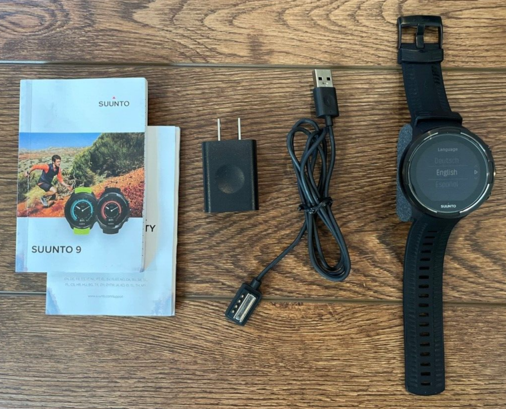 SUUNTO 9 Baro Black Gen 1 GPS Trail Running, Cycling, Advent