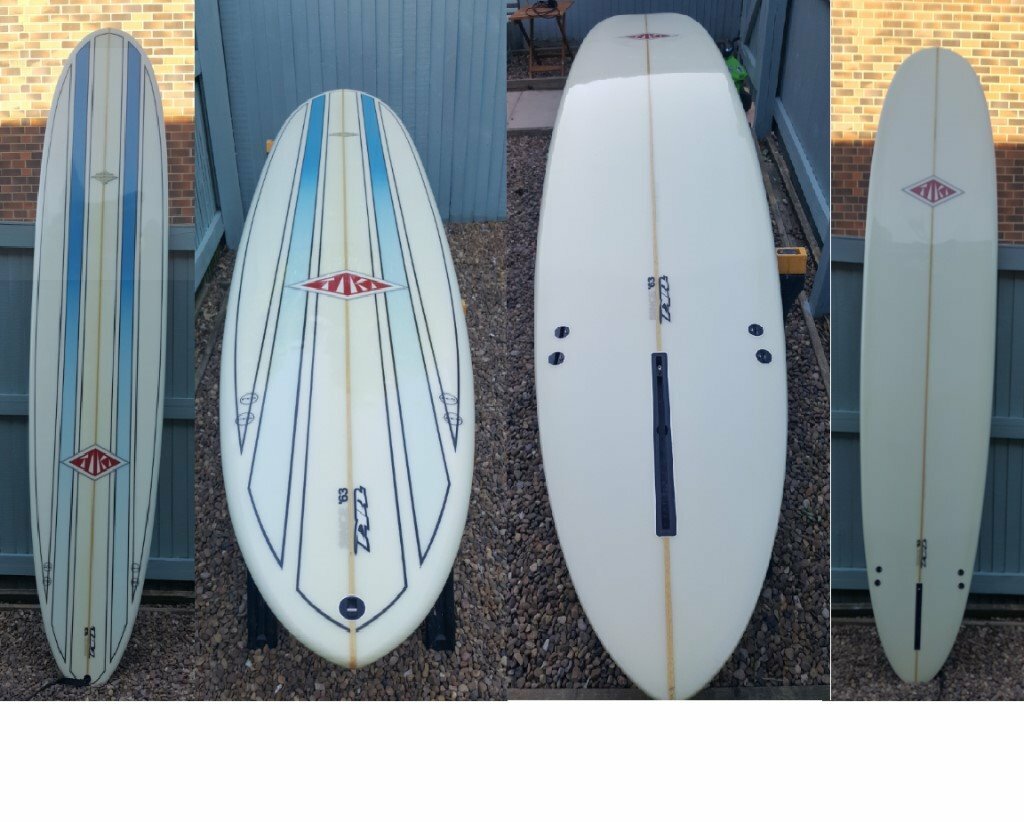 Used Tiki 9.6 Classic Performer Longboard Surfboard in excellent