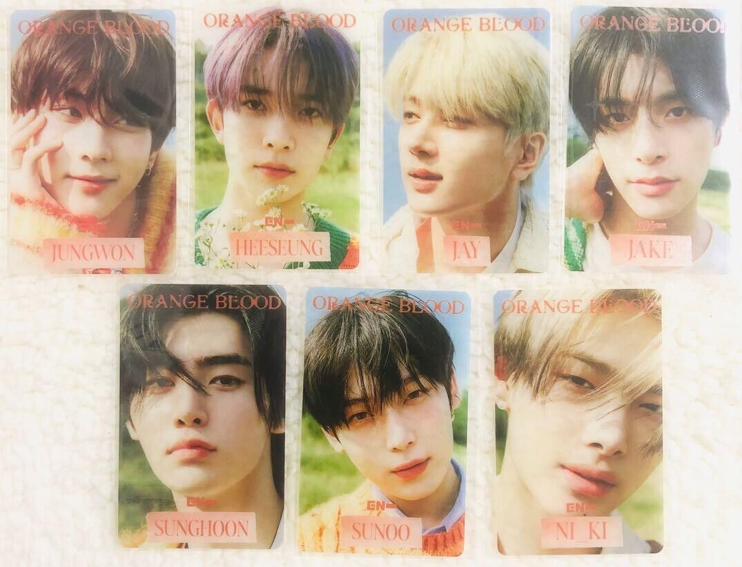 enhypen ジョンウォン　ユニバ　抽選orange blood トレカ ENHYPEN ユニバ抽選 ジョンウォン orange blood enhypen orange blood