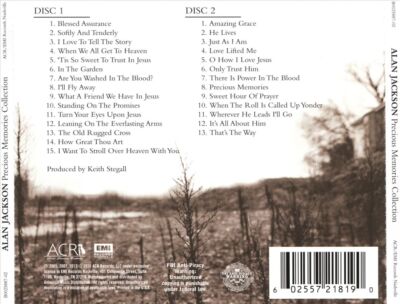 ALAN JACKSON - PRECIOUS MEMORIES COLLECTION * NEW CD