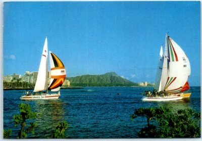 This is Hawaiian sailing at its best with Diamond Head - Waikiki, Hawaii