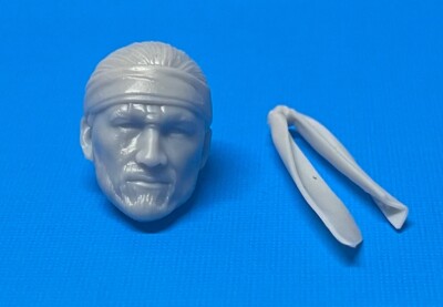 Mortal Kombat Marvel legends ML Sub Zero Head Custom Resin  1:12  6 inch