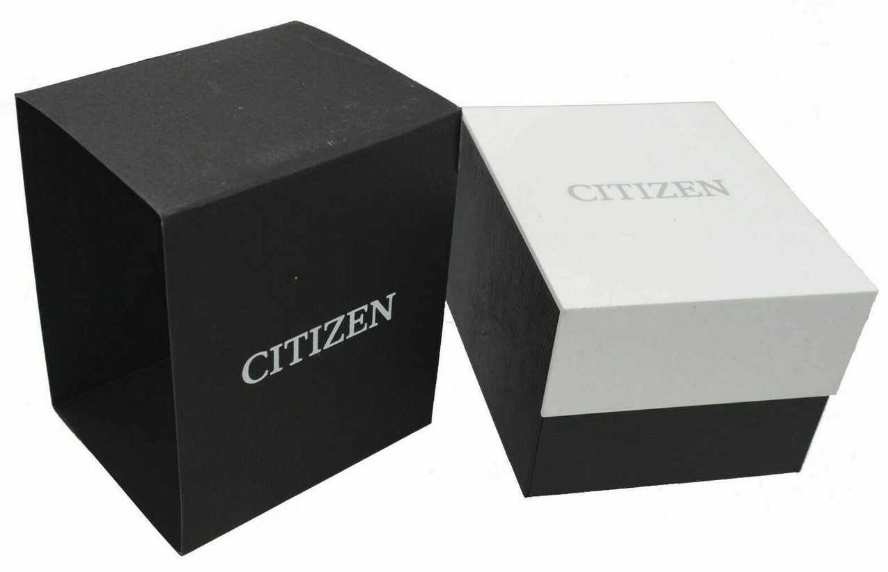 Pre-owned Citizen Automatic Sapphire Crystal Black Dial Nh7531-50e Sports Watch