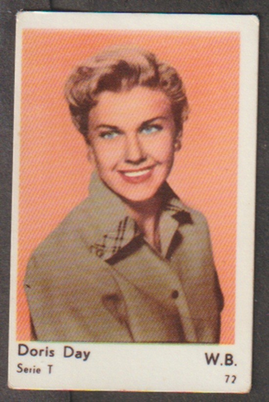 JN Vinatge Swedish Trading Cards - Doris Day