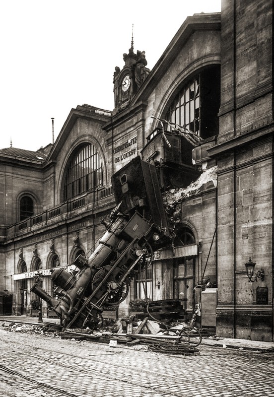 Accident Ferroviaire 1895 Train Gare Montparnasse Paris - Repro Photo Ancienne