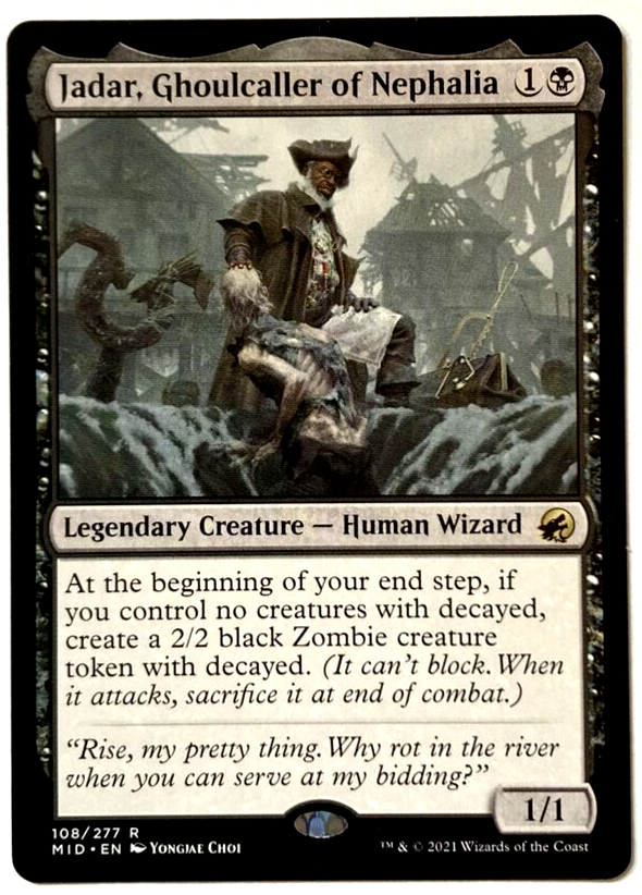MTG Jadar, Ghoulcaller of Nephalia Innistrad: Midnight Hunt 108