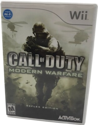 Wii Call Of Duty Modern Warefare Reflex Edition Nintendo Video Game Rated Mature