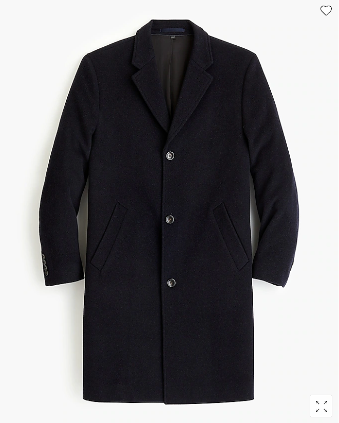 90's J.CREW】Wool Cashmere Coat Vintage Sz 4 J. Crew