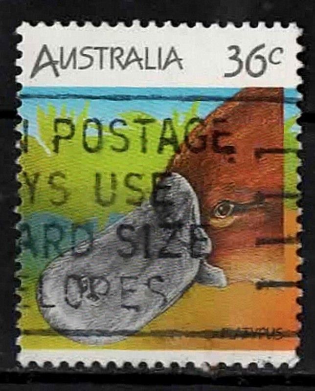 1986. Australie. Platypus. NÂ°968.