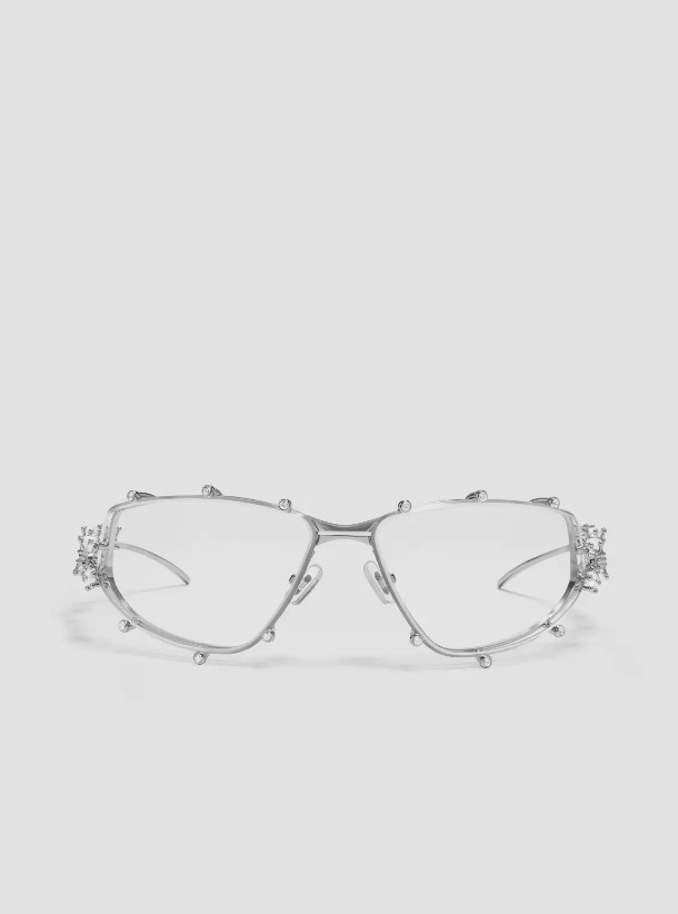 Pre-owned Gentle Monster X D'heygere Tiara 02 Silver / Genuine / Express