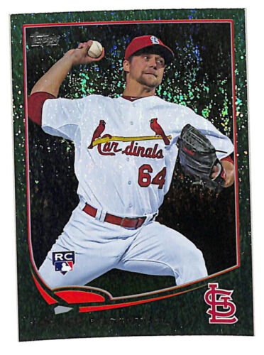 2013 Topps #261 Trevor Rosenthal GREEN EMERALD rookie card Cardinals. rookie card picture