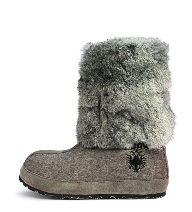 Pre-owned Zdar Nikita Low Natural Rabbit Fur Boots Size 6, 7, 8, 9, 10 Available Brand In Beige