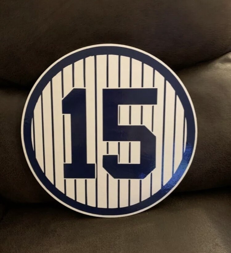 Handmade 7x7” Retired Yankees Sign! Your Choice of Player!