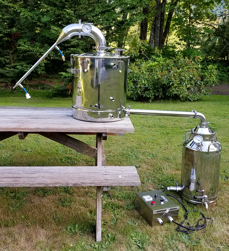 Still With 50l Offset Boiling Tank