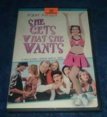 She Gets What She Wants DVD Widescreen Piper Perabo Melanie Mayron
