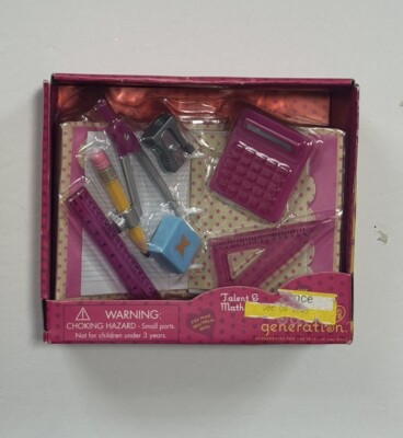 Our Generation Talent & Mathematics Accessories Set For 18'' Dolls!