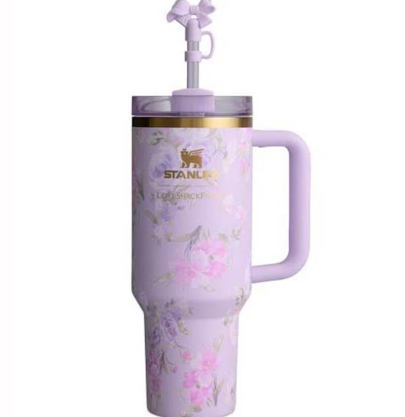 A♥ New Stanley x LoveShackFancy Happy Thoughts 40oz Quencher