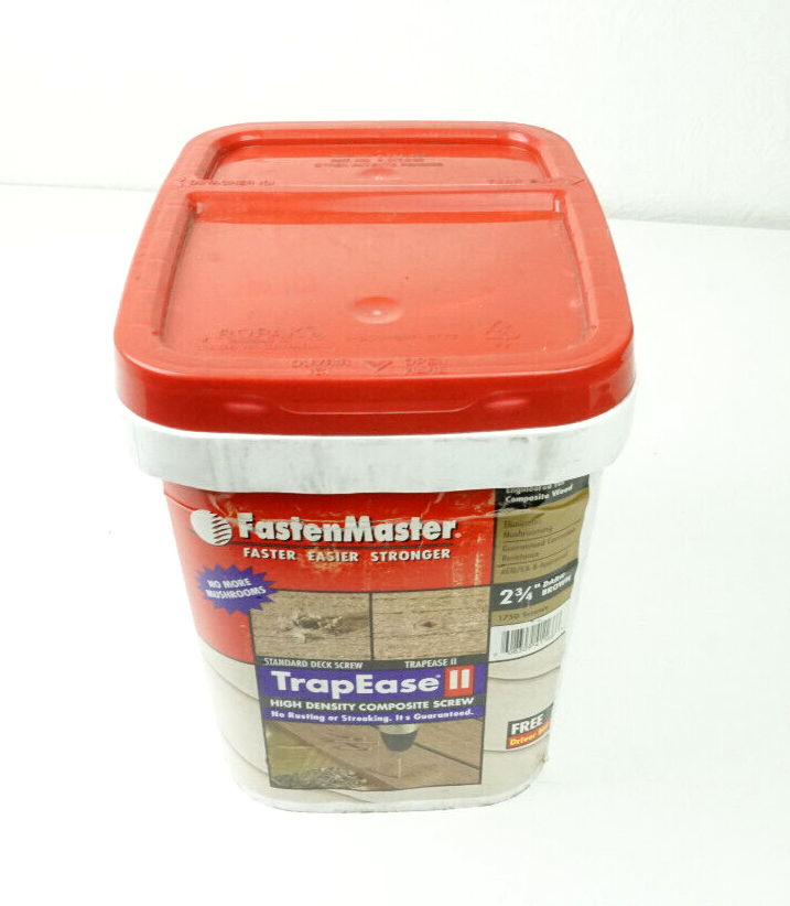 FastenMaster Trap Ease II 1750 Dark Brown 2-3/4"  Deck Screws For Composite Wood