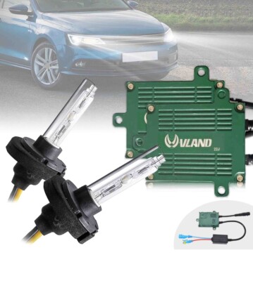 VLAND 2* D2H HID Xenon Headlights Bulbs + 2* Ballasts High/Low Beam Lights