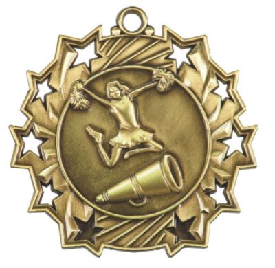 Cheerleading Medals Award Trophy Team Sports W/Free Lanyard FREE SHIPPING TS404