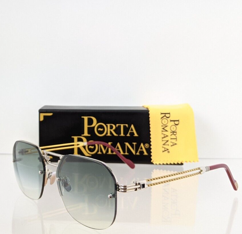 Pre-owned Porta Romana Authentic  Sunglasses Mod 1012 Col 100p Vintage Frame In Blue