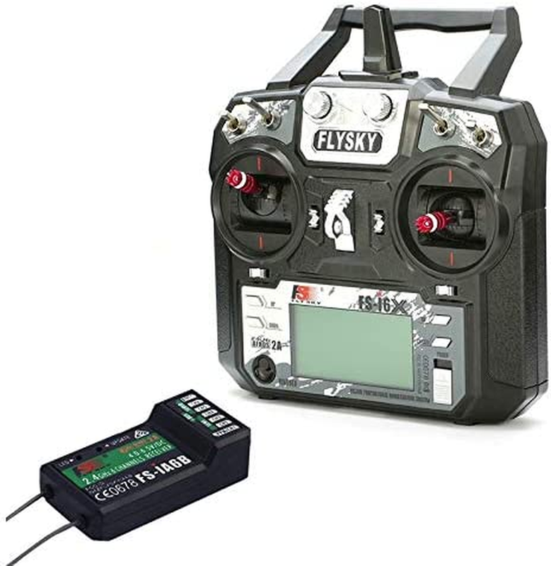 HOBBYMATE  Fs-I6X 6-10 Channels Radio Transmitter for Rc Airplane, Rc Helicopter