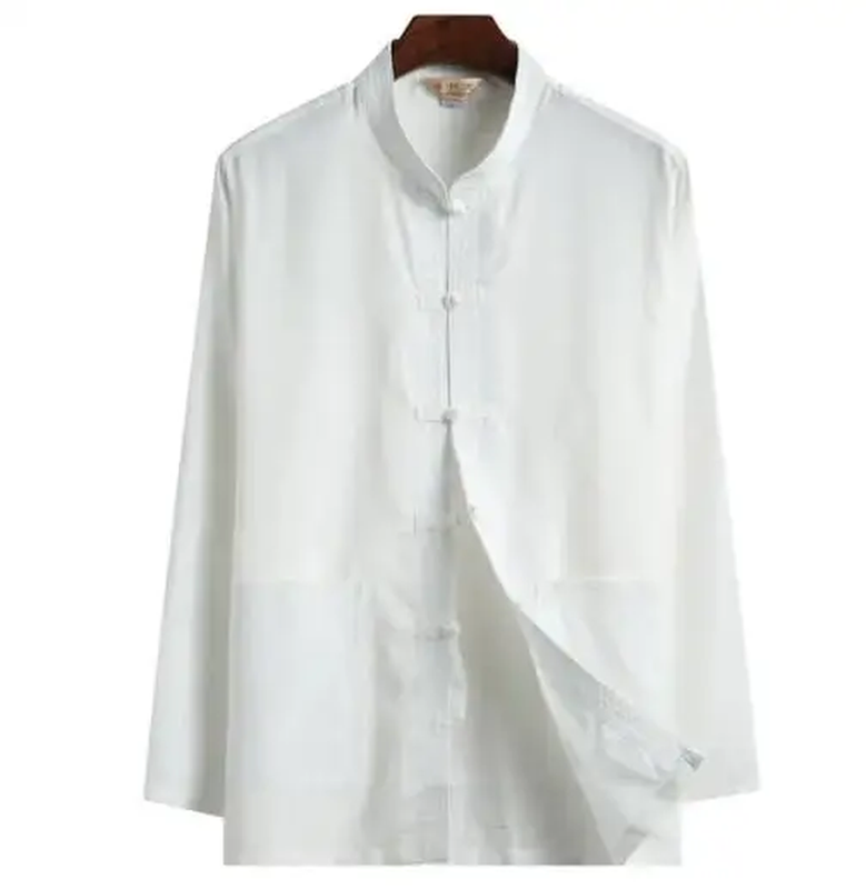 Men Chinese Dragon Shirt Kung Fu Coats China New Year Tang Suit Traditional Chin