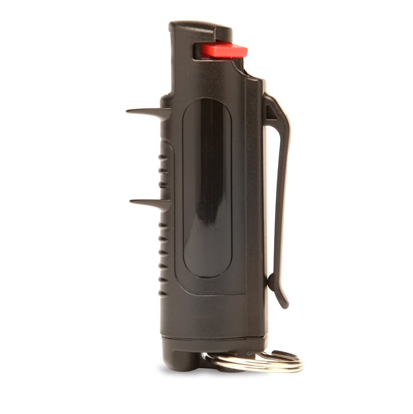Tornado Armor Case Pepper Spray With Belt Clip, Keyring, Aim Assist, Finger Lock