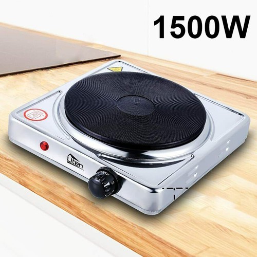 Kochfeld Einzelkochplatte Kochplatte Camping Herdplatte Elektroherd Edelstahl