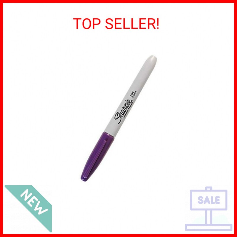 Sharpie 498311 Single Permanent Marker Fine Point Purple (30008)