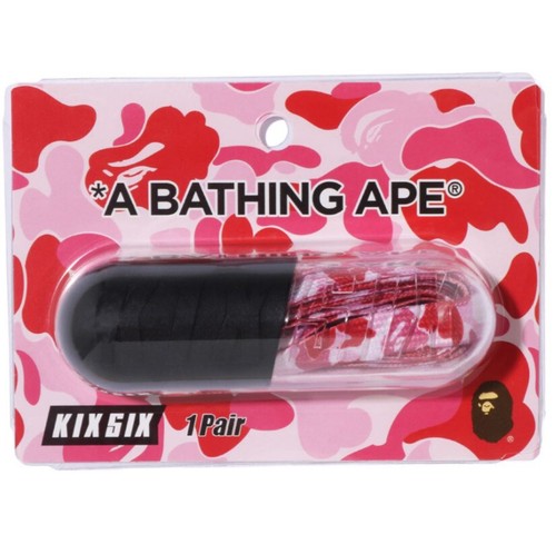 BAPE® X KIXSIX ABC CAMO SHOELACE 2023 AW A BATHING APE Goods BAPE x KIXSIX ABC CAMO SHOELACE