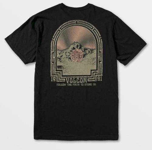 

Volcom Dither Футболка с коротким рукавом (черная) Мужская футболка с рисунком, Черный