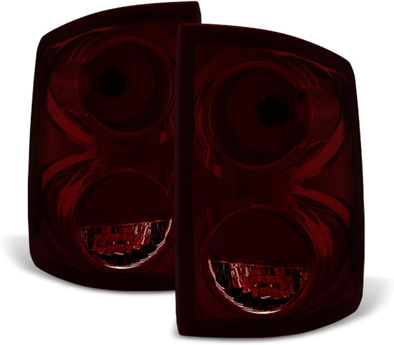 Black Tinted Tail Lights Lamps Replacement Left Right for 2005-2011 Dodge Dakota