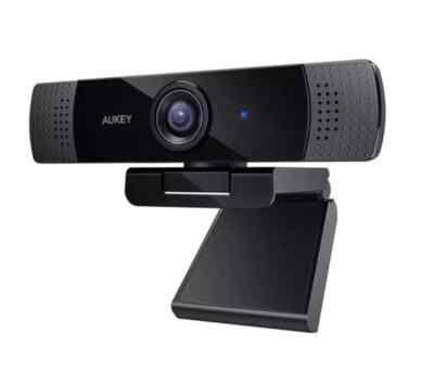 Aukey 1080p Webcam w/ Dual Noise Reduction Stereo Microphones PC-LM1E 1080p 