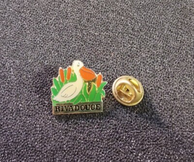 Pin's Rivadouce Crème Soin Animal Pelican Roseau Oiseau - Pins Badge  L2