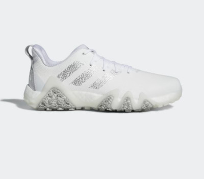 adidas men's CodeChaos 22 Spikeless Golf Shoes - White/White - GX3932
