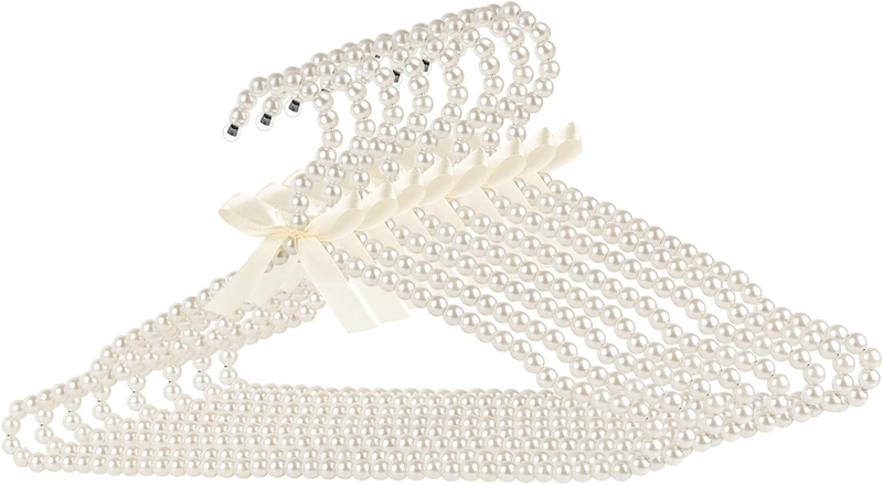 Pearl Hangers, Pearl Clothing Hangers for Women, Pearl Storage, Organizer for St