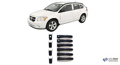 Patented Snap-On Black Door Handle Cover for 07-12 Dodge Caliber W &W/O SMARTKEY