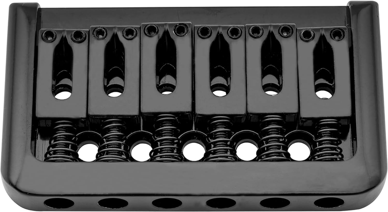 52.5mm Hardtail Electric Guitar Bridge Non-Tremolo Black Strat...