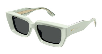 Pre-owned Gucci Gg1529s-003 Green Sunglasses In Gray