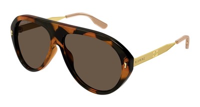 Pre-owned Gucci Gg1515s-002 Havana Sunglasses In Brown