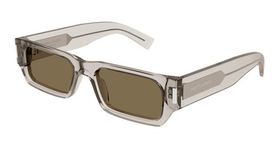 Pre-owned Saint Laurent Yves  Sl-660-f-004 Beige Sunglasses