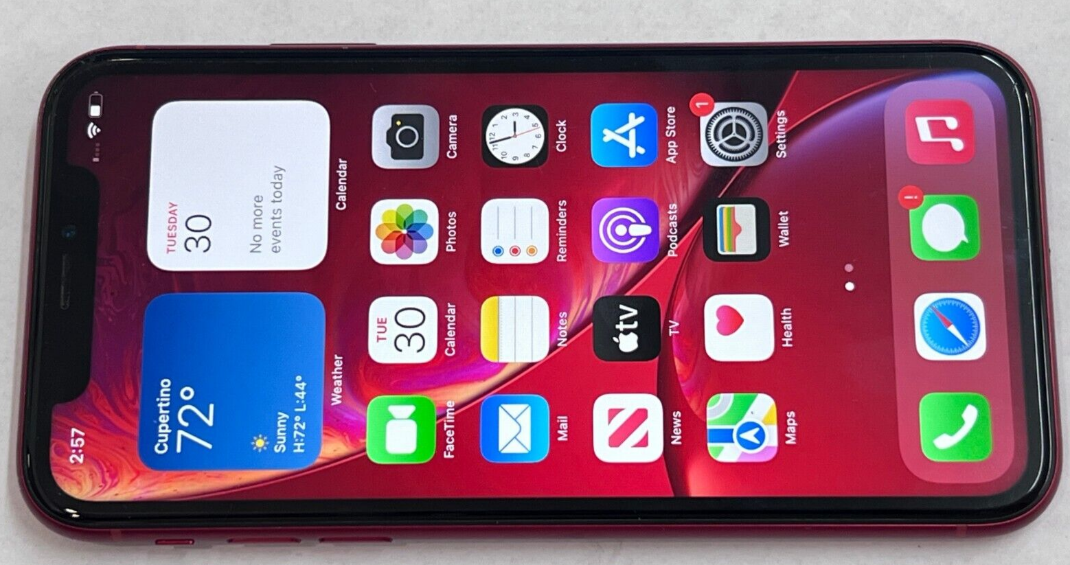 Consumer Cellular Apple iPhone XR 64GB PRODUCT Red 4G LTE Consumer Cellular Apple iPhone XR 64GB PRODUCT Red 4G LTE