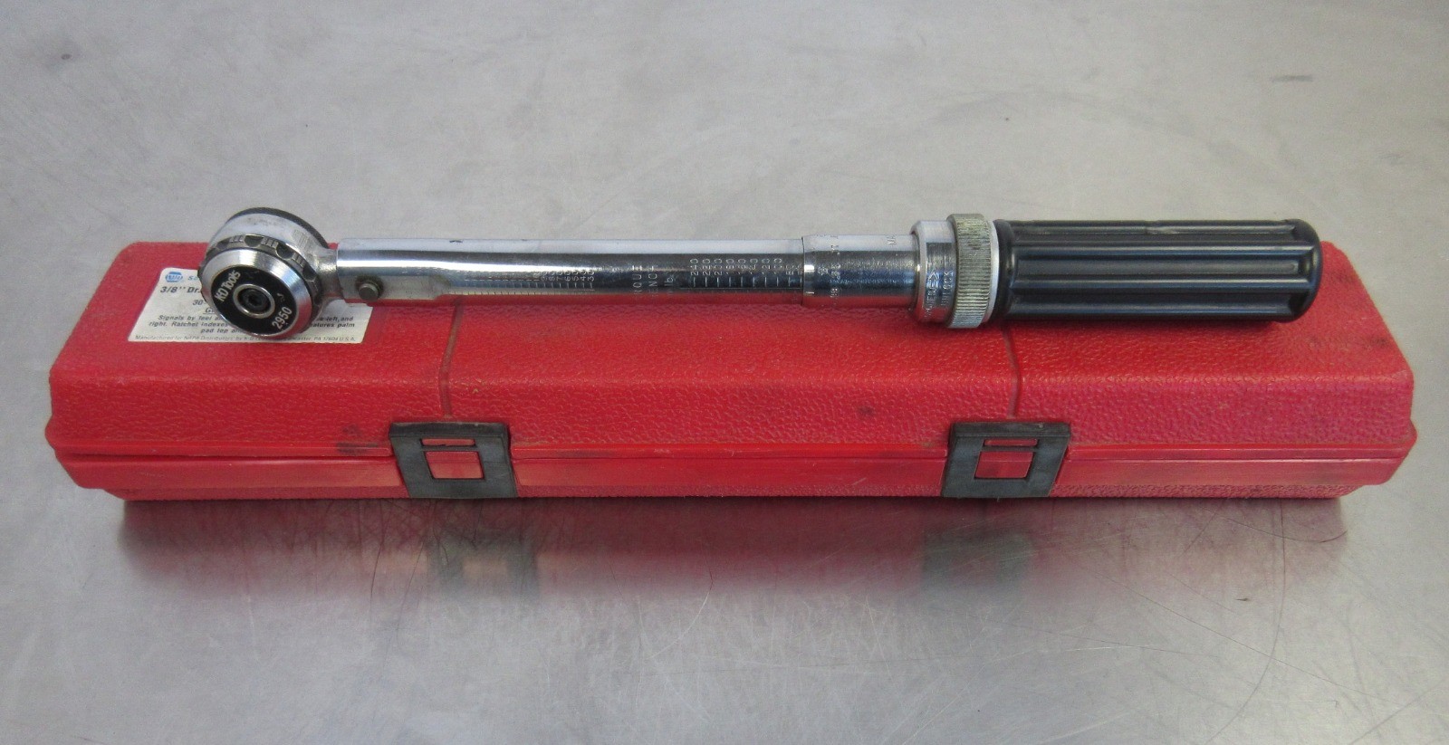 Kd Tools 2950 3/8" Dr. Micrometer Type Torque Wrench W/case Napa