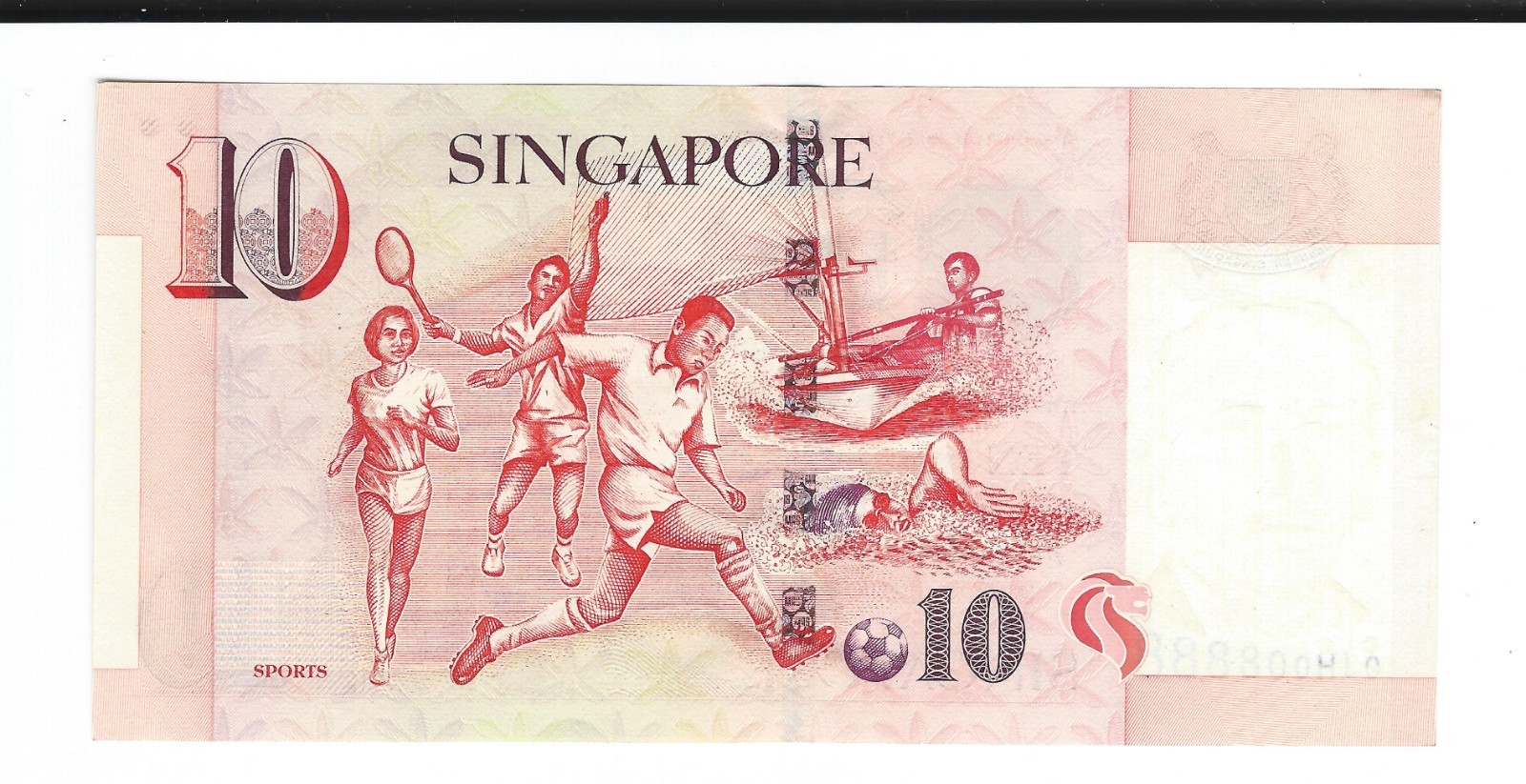 Singapore 10 Dollars 1999?solid binary fancy number 008888.usa bid only thanks