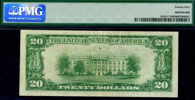 *1929 $20 FRBN (( STAR )) PMG VF 25 Philadelphia 4-Digit STAR # C00009776*